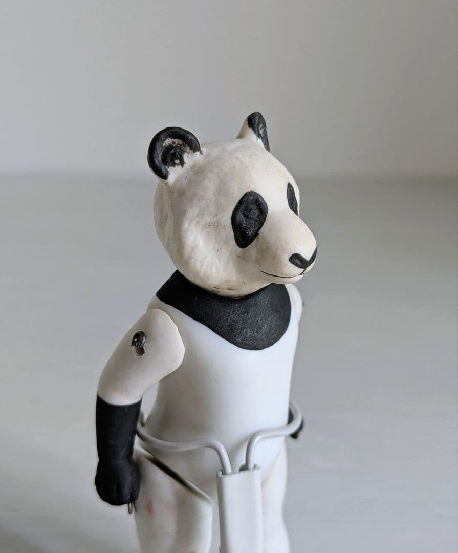 ミニョネット　アンティーク　ビスク　パンダ