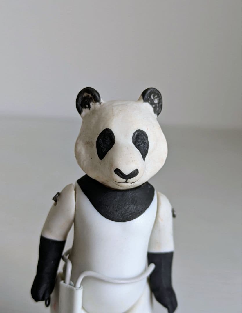 ミニョネット　アンティーク　ビスク　パンダ