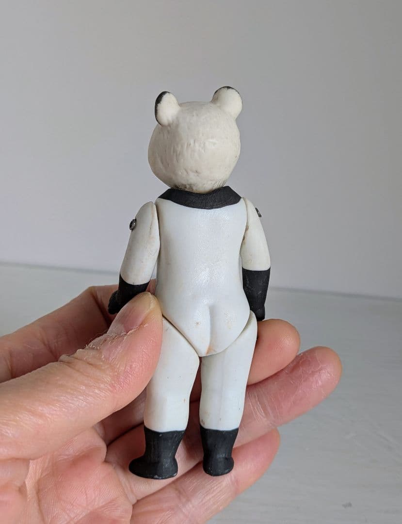 ミニョネット　アンティーク　ビスク　パンダ