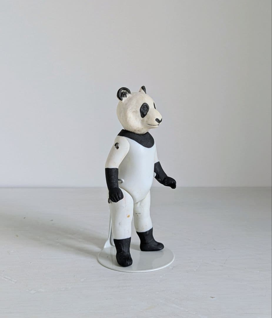 ミニョネット　アンティーク　ビスク　パンダ