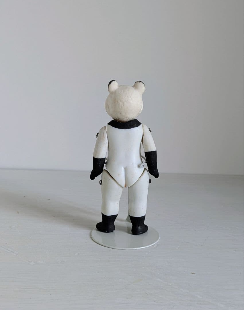 ミニョネット　アンティーク　ビスク　パンダ