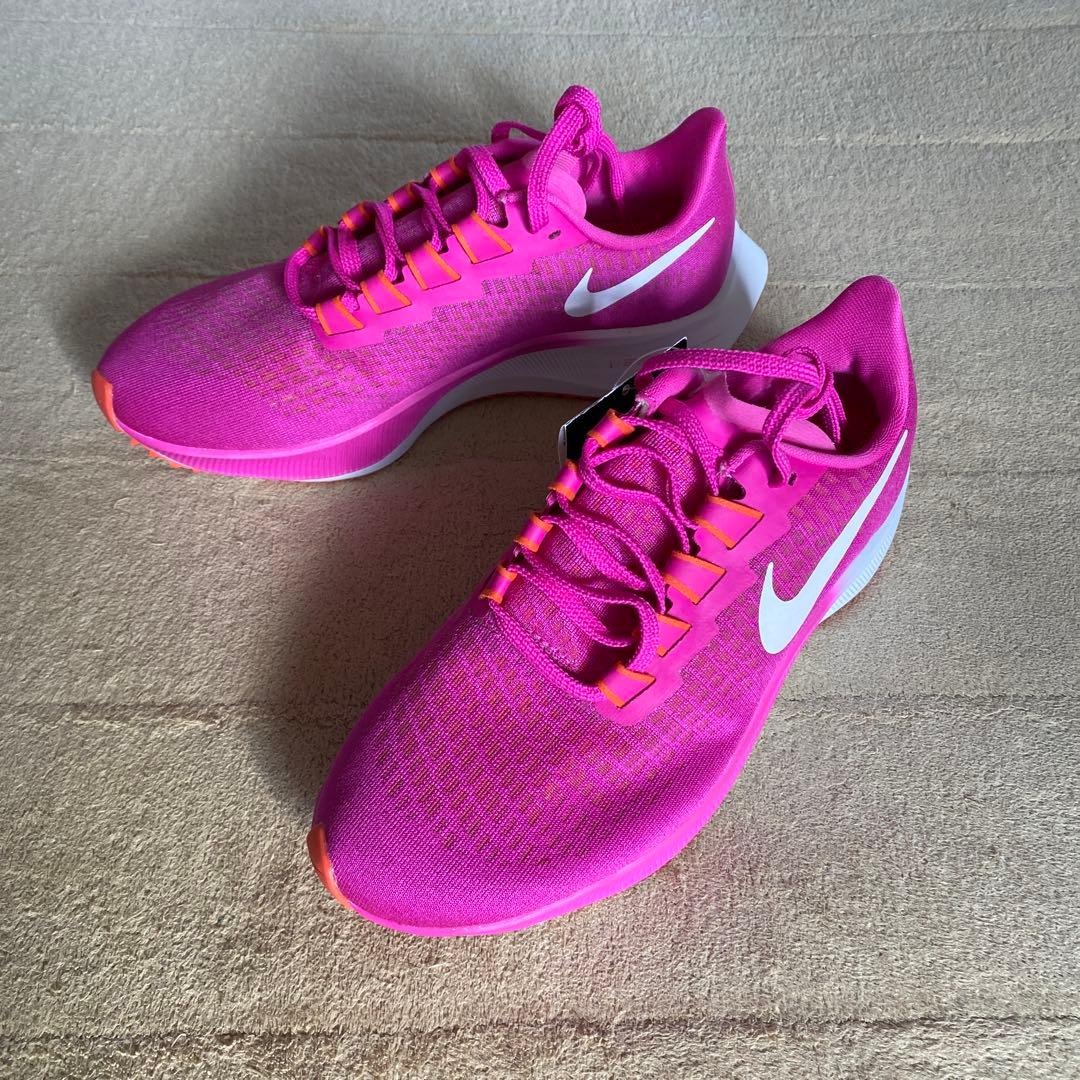 ナイキNikeエアズームペガサス37 サイズ23cm ピンク ランニングシューズ