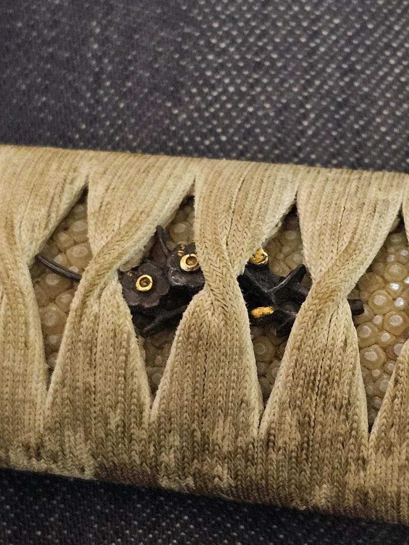 コ*ー様 追加写真あり 江戸時代 短刀の束と笄と鞘