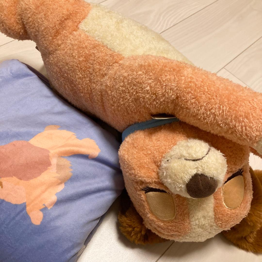 わんわん物語 レディ ぬいぐるみ ブランケット 抱き枕 ディズニー