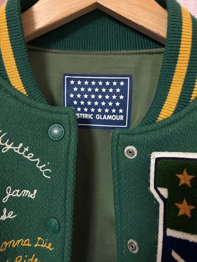 ヒステリックグラマー　hysteric glamourスタジャン　フリーサイズ