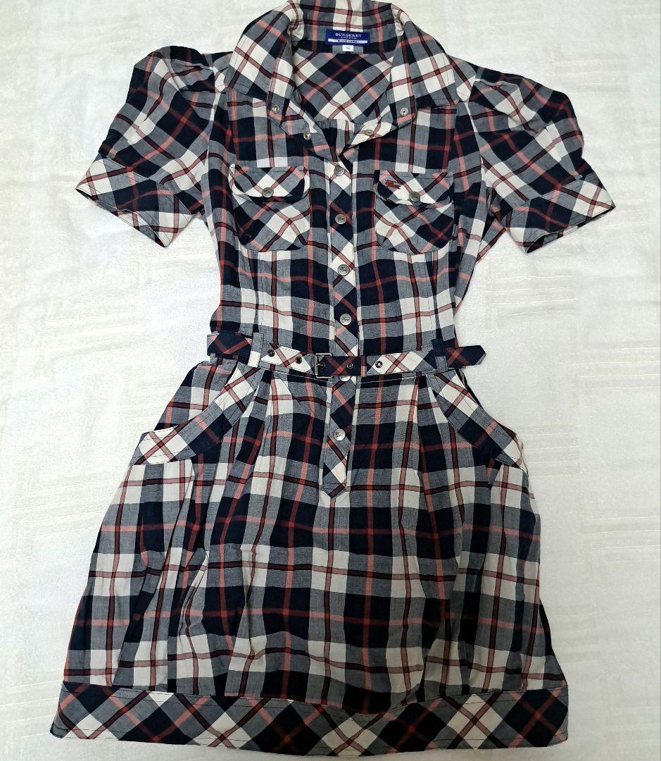 BURBERRY BLUE LABEL チェック柄 ワンピース ワンピ