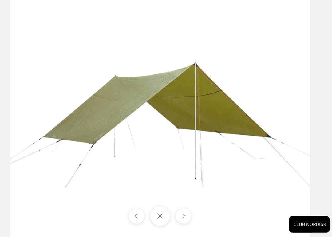 【新品未開封】Nordisk Voss 14 PU タープ