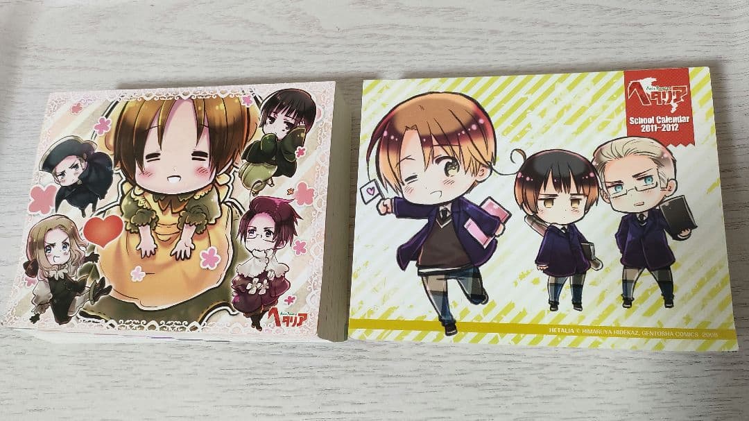 ヘタリア 日めくりスクールカレンダー 2個セット - メルカリ