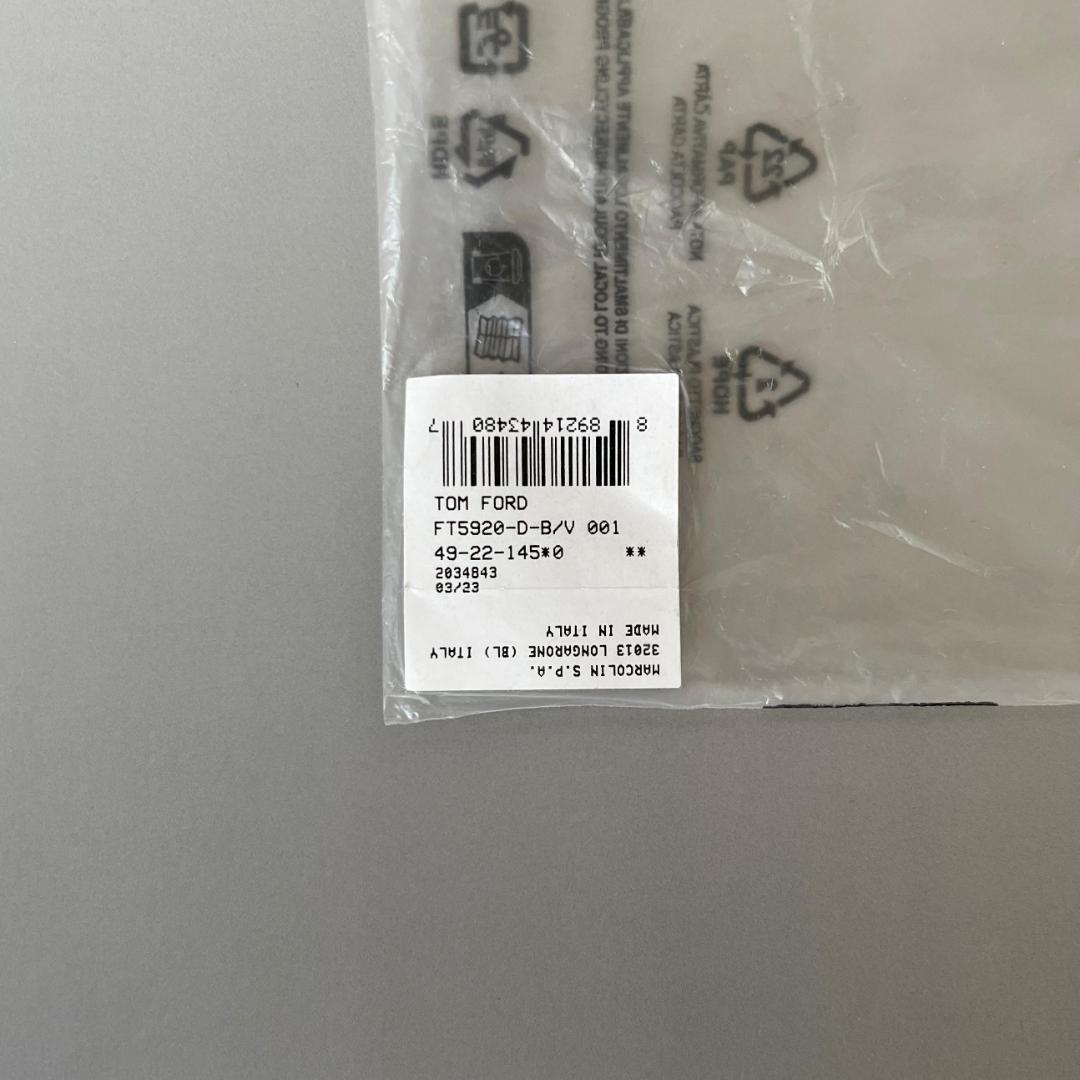 トムフォード メガネ アジアンフィット ボストン ブラック ゴールド 黒 金