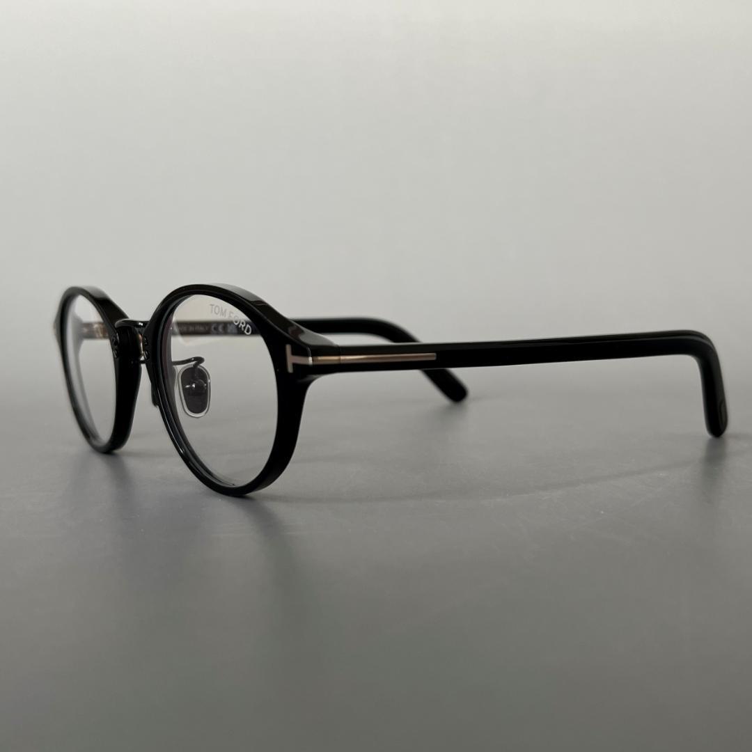 トムフォード メガネ アジアンフィット ボストン ブラック ゴールド 黒 金