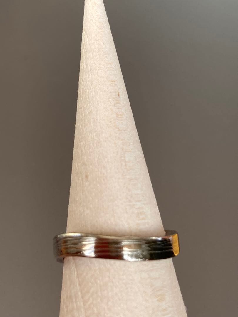 は*認様 【杢目金屋 】K18/SVマリッジリング　結婚指輪　伝統工芸手法　木目