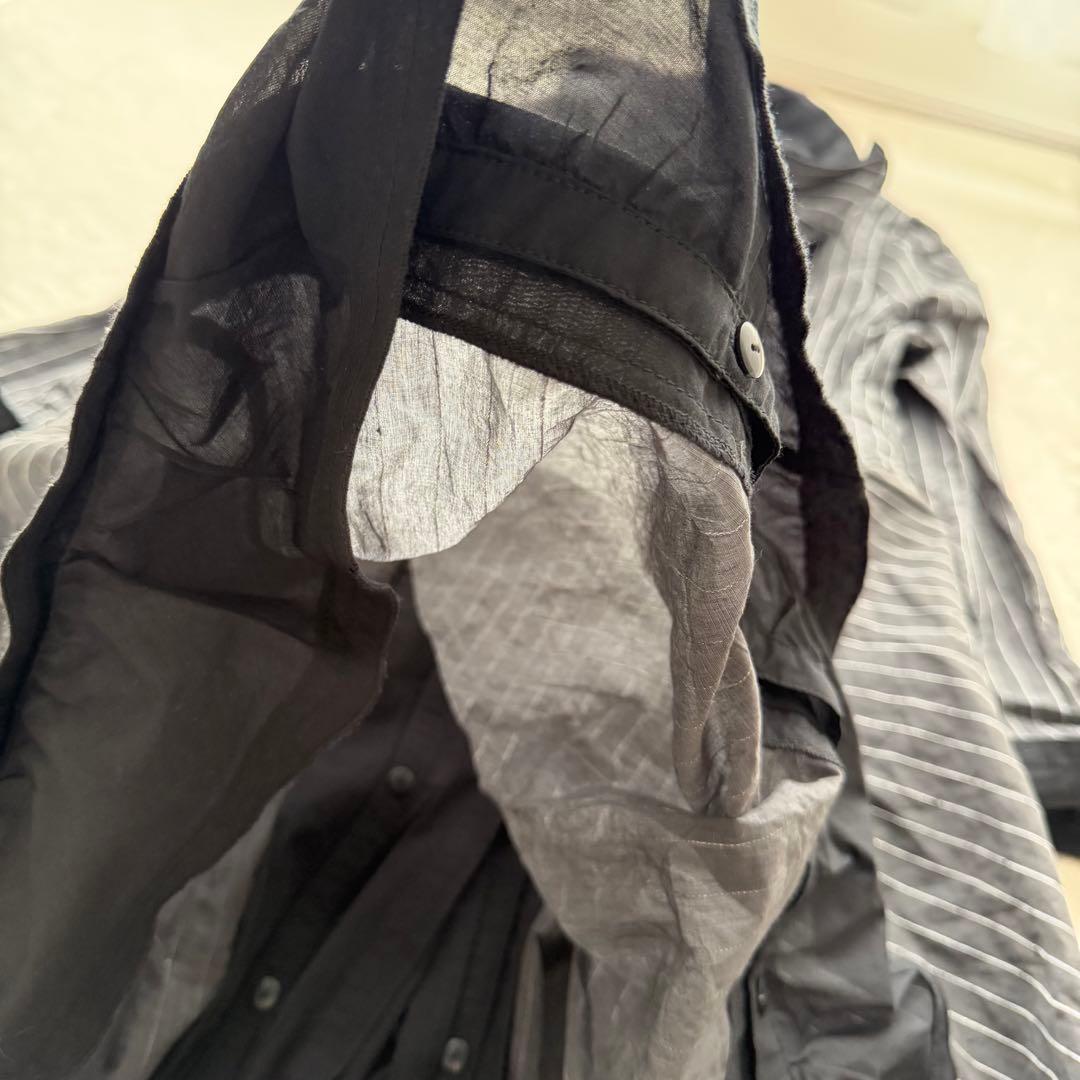 EIKO KONDO エイココンドウ タフタ フード付き ロングコート 42