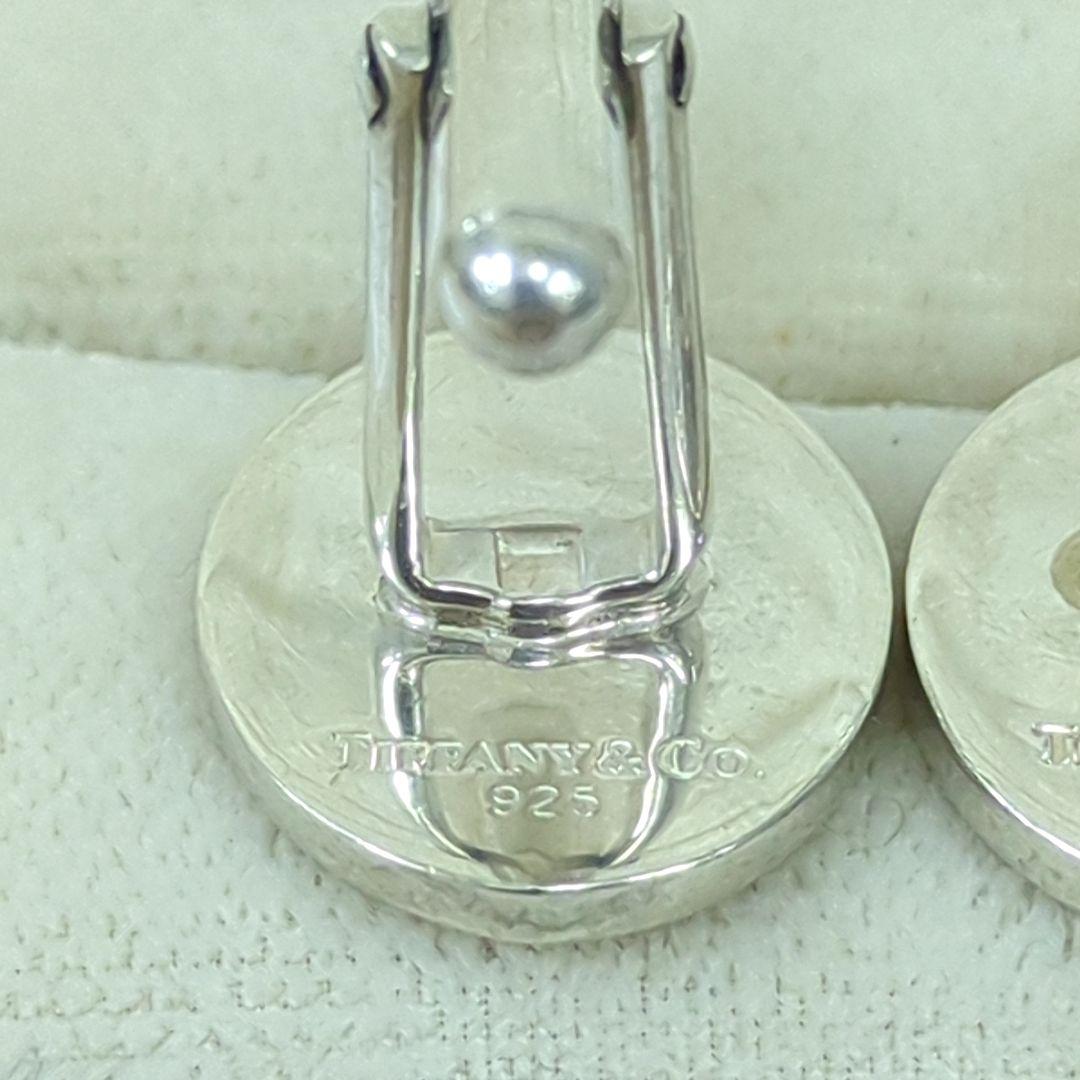 ティファニー カフリンクス シルバー925 オーバル メンズ