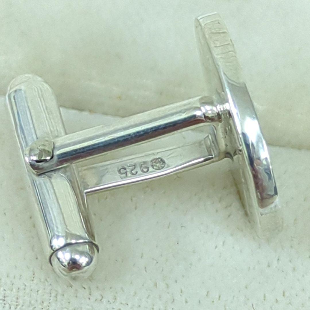 ティファニー カフリンクス シルバー925 オーバル メンズ