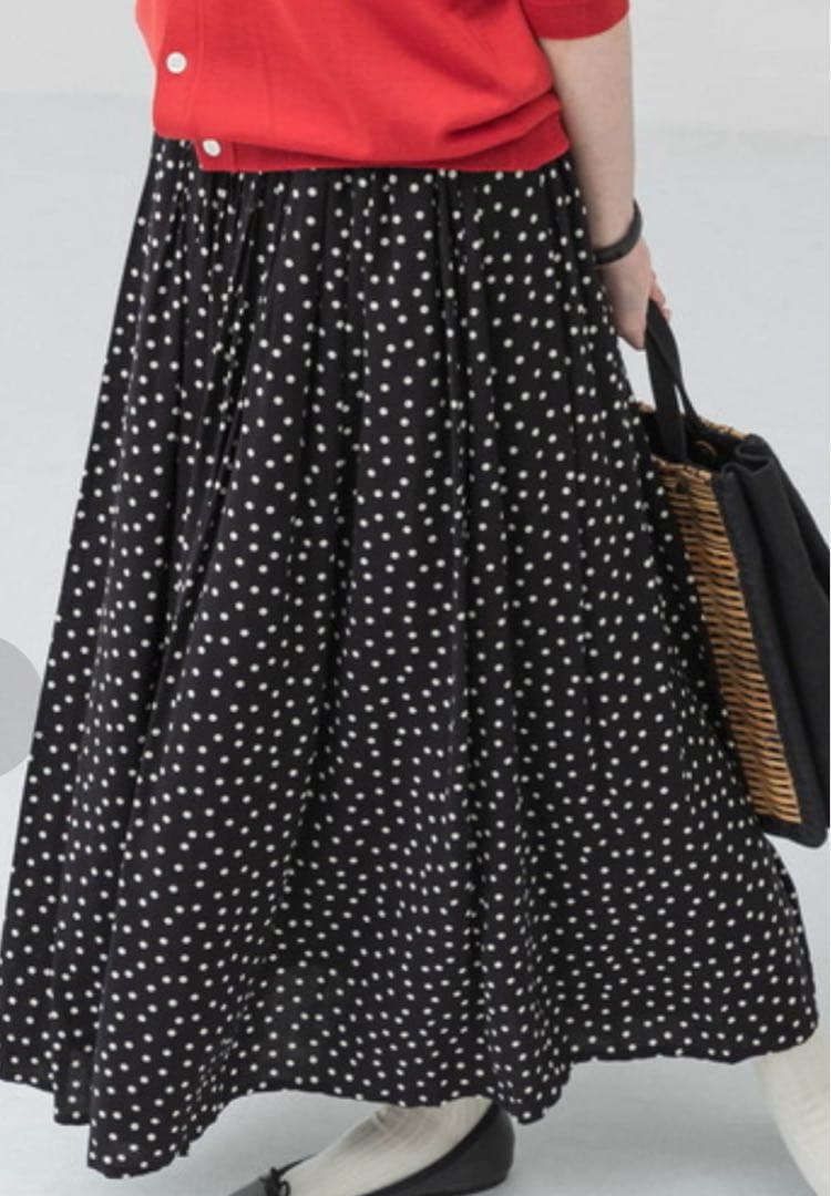 かぐれ　kagre ドットギャザースカート　アーバンリサーチ 人気スカート