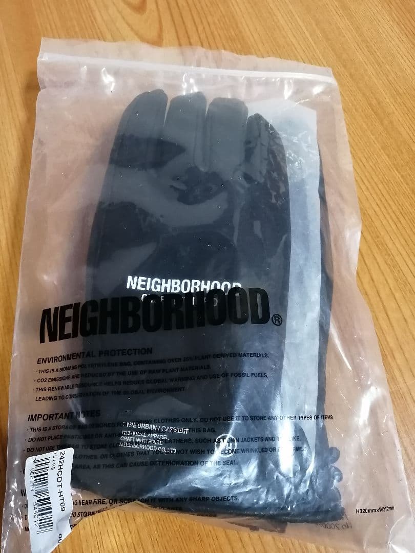 NEIGHBORHOOD Leather Boa Gloves Black - メルカリ