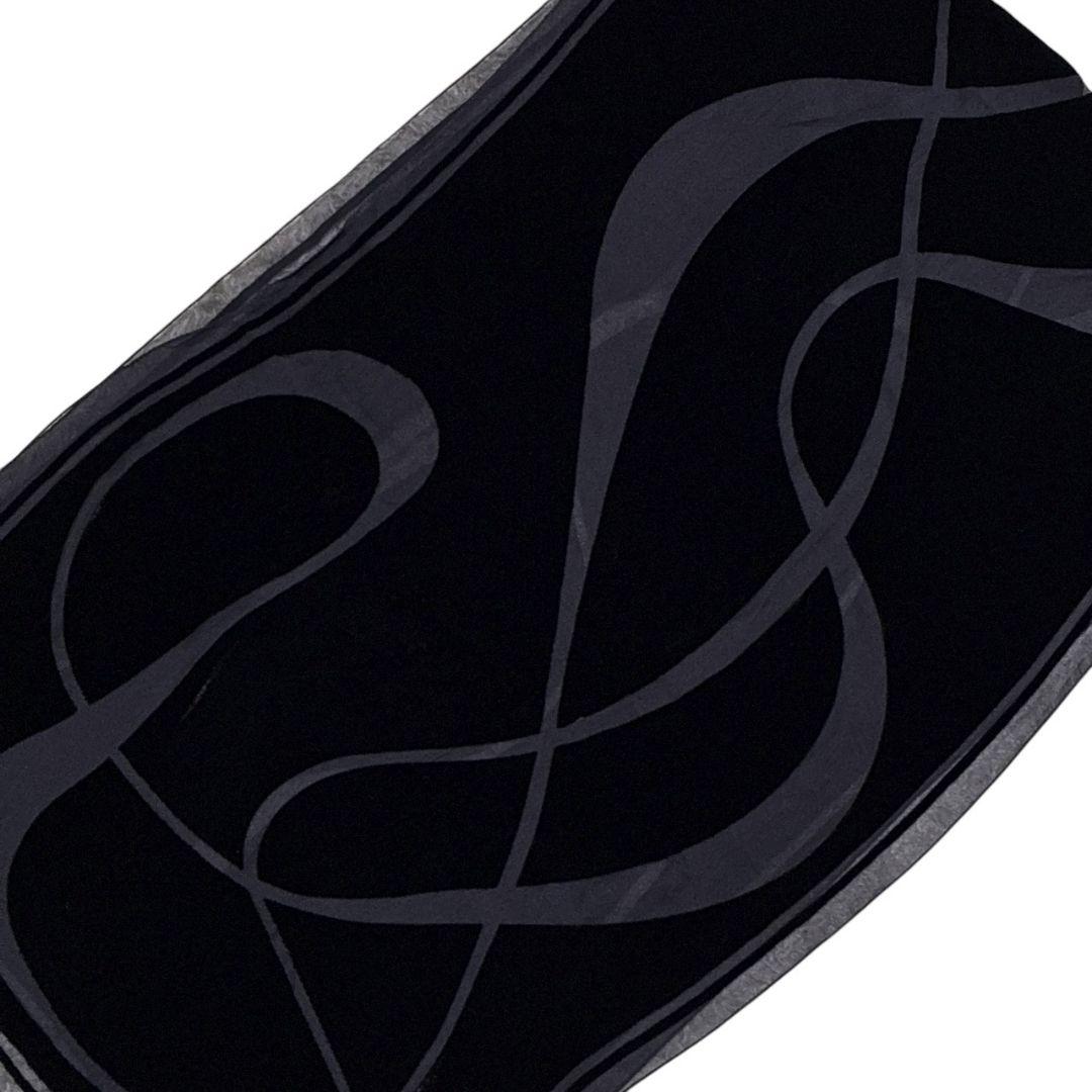 【美品】FENDI フェンディ ストール ベロア シルク混 イタリア製