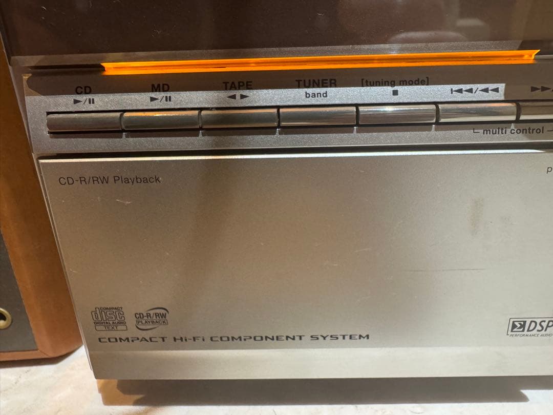 KENWOOD ミニコンポ CD MDカセット ラジオ プレーヤー - ラジオ