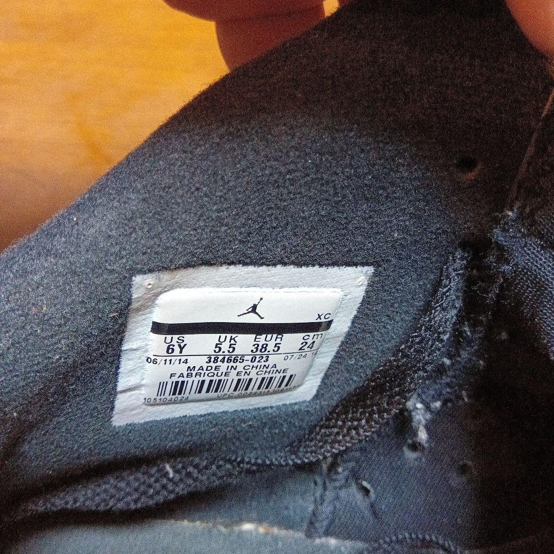 Jordan 6 黒赤 　24cm