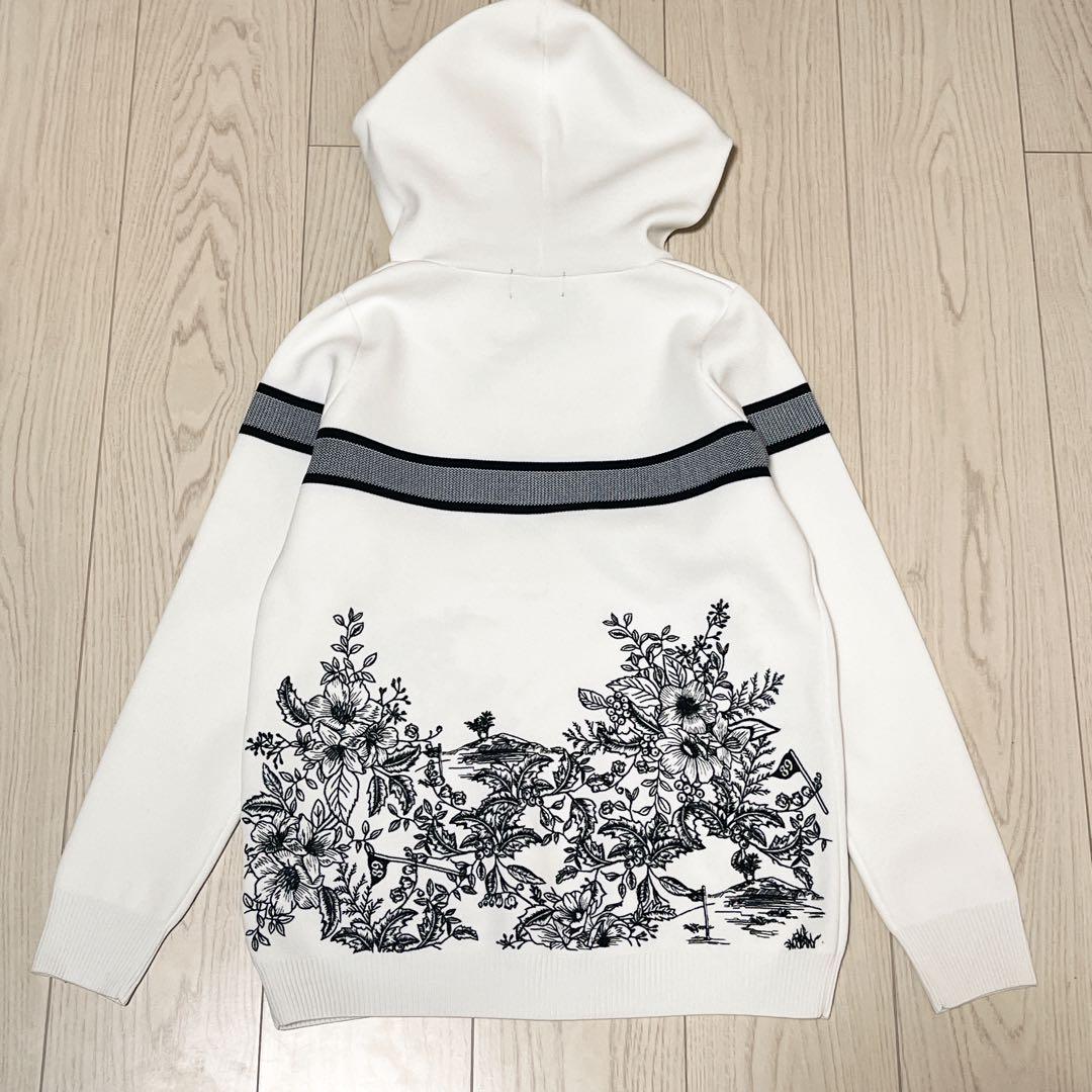 ☆PEARLY GATES パーリーゲイツ　花柄　ニット　セットアップ　スカート