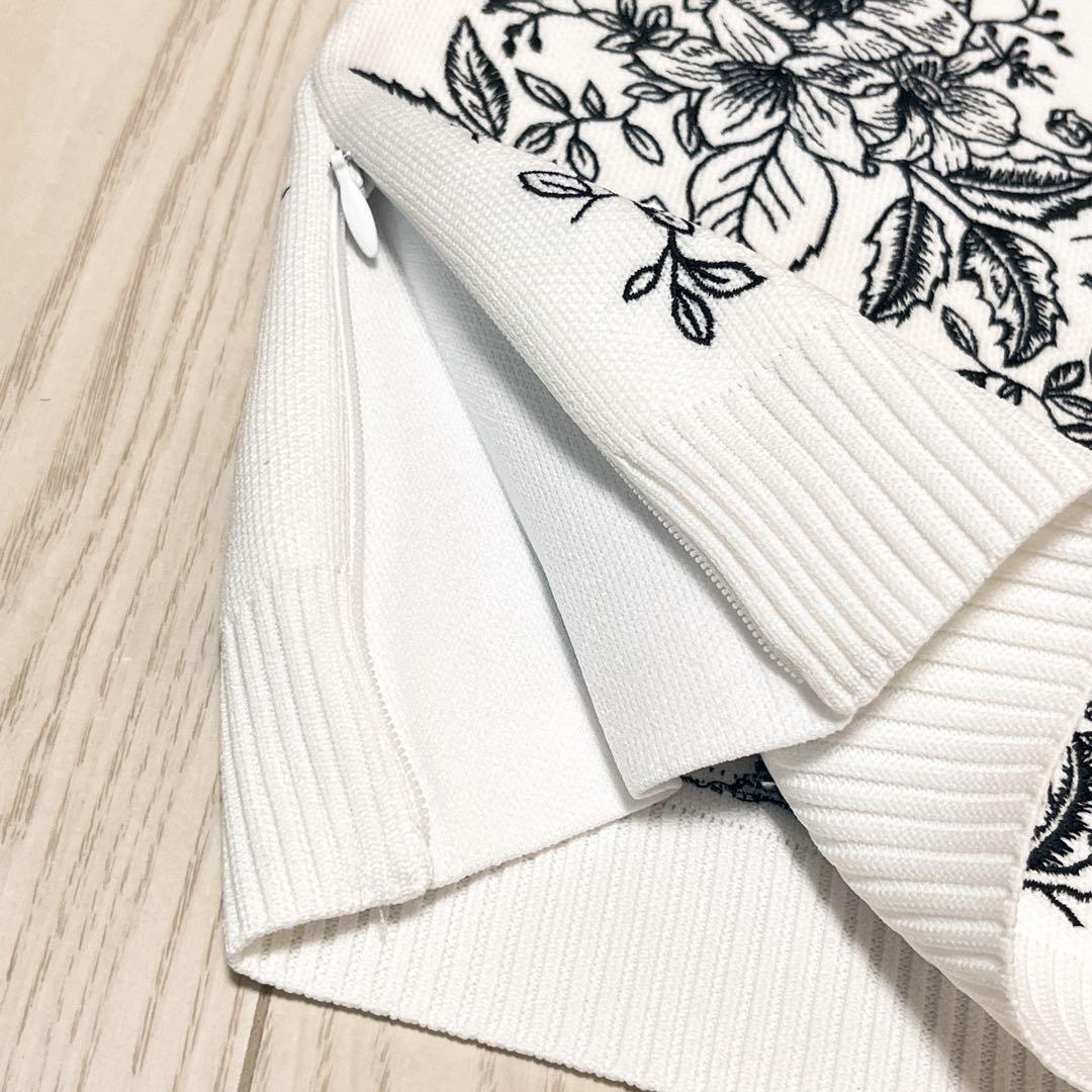 ☆PEARLY GATES パーリーゲイツ　花柄　ニット　セットアップ　スカート