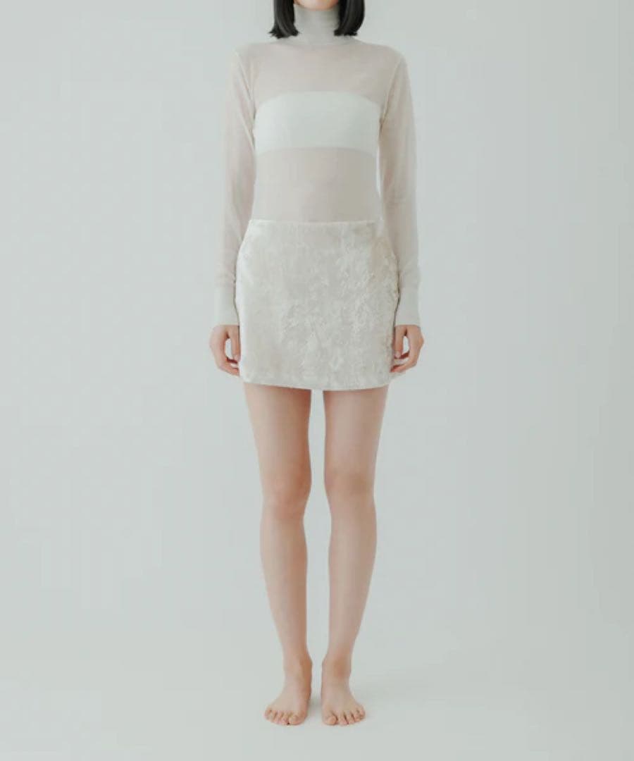 yo biotop ベルベットミニスカート　サイズ1