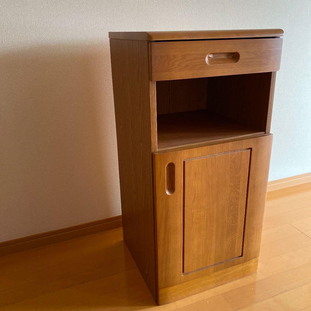 電話台 FAX台 収納 棚 家具 アンティーク レトロ