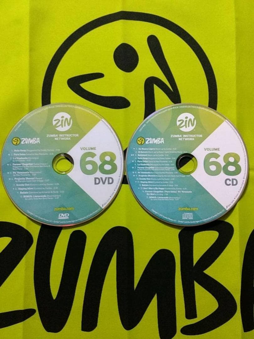 ZUMBA　ズンバ　 CD ＆ DVD 20枚セット　ZIN61 ～ ZIN70