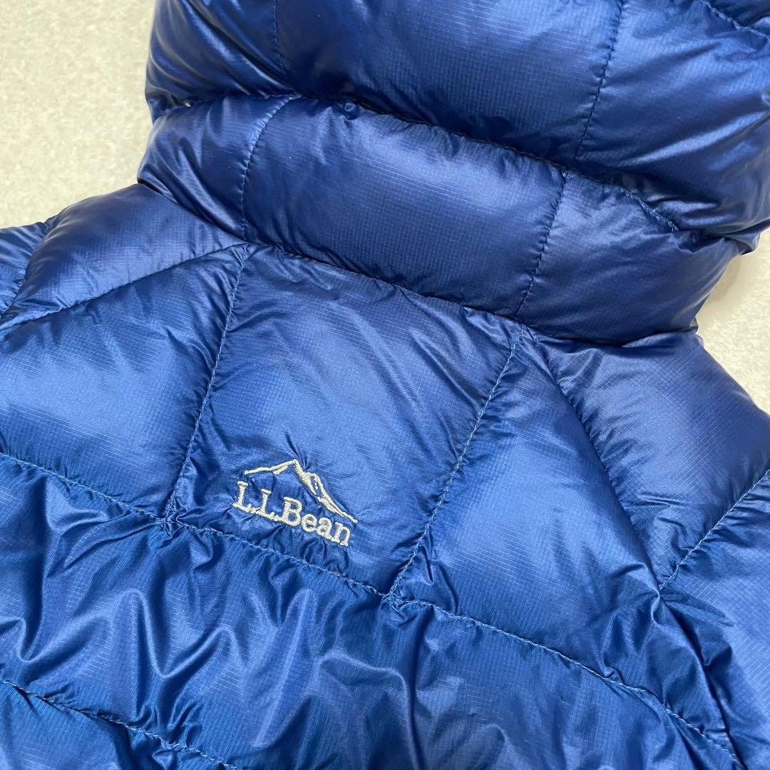 エルエルビーン　ダウンジャケット　クレイターレイク　パフダウン　ブルー　tech