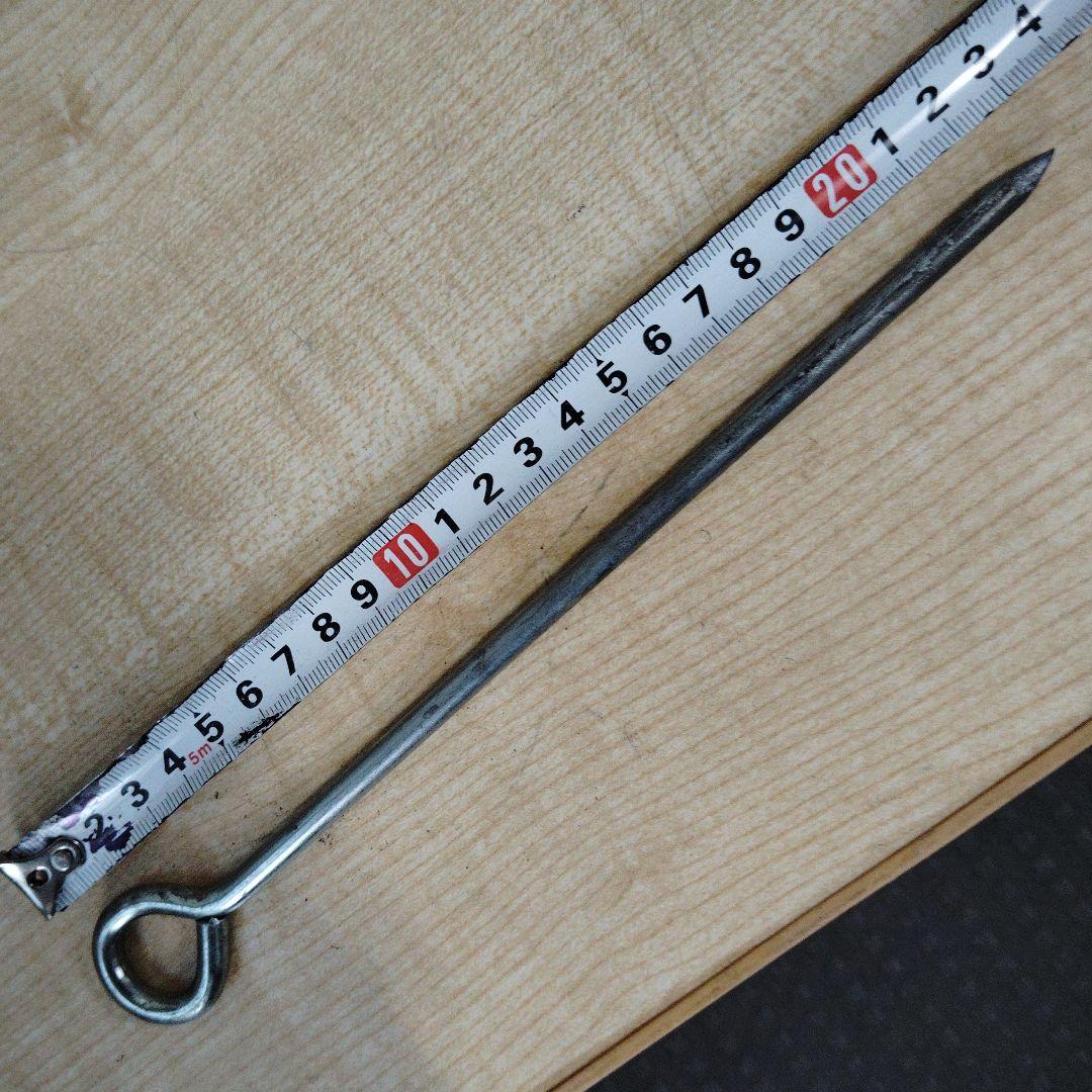 値下げ 金属製テントペグ 50本セット 約20cm