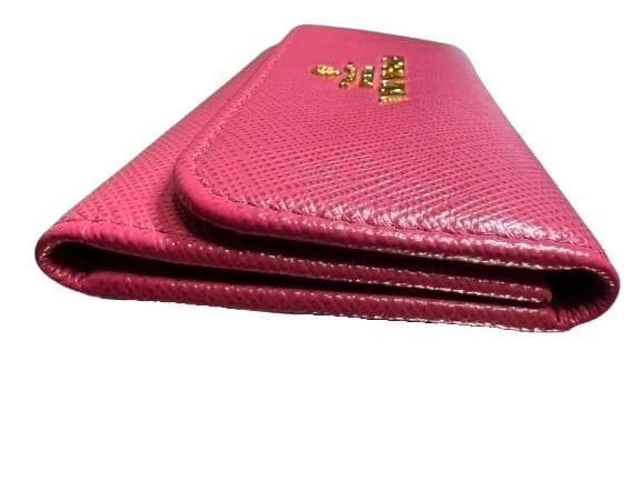 ★極美品★ PRADA プラダ キーケース 6連 ペオニア サフィアーノレザー