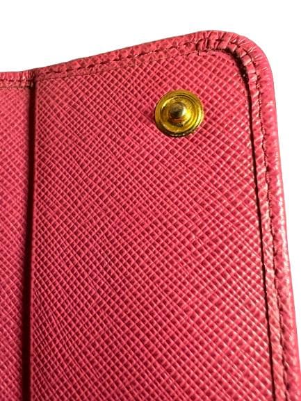 ★極美品★ PRADA プラダ キーケース 6連 ペオニア サフィアーノレザー