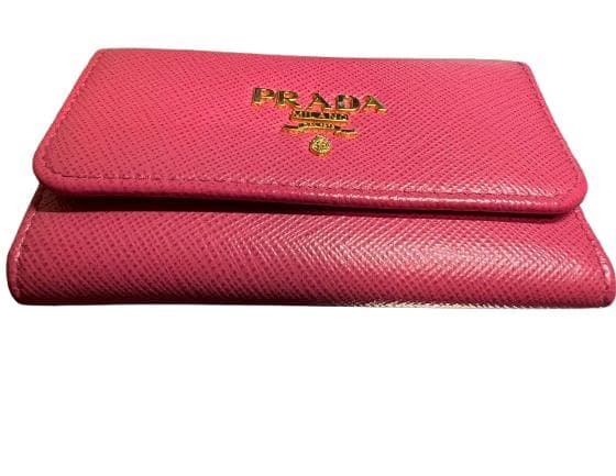 ★極美品★ PRADA プラダ キーケース 6連 ペオニア サフィアーノレザー