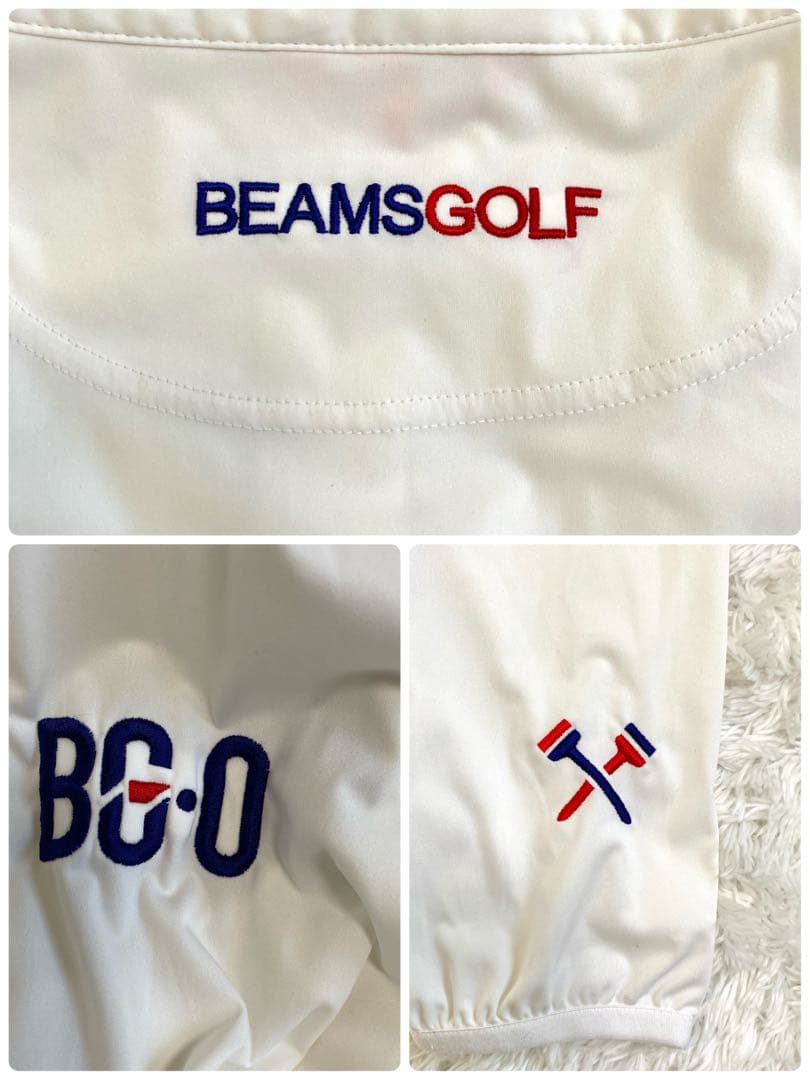 BEAMS GOLF ビームスゴルフ　2way ジャケット　ブルゾン　XL 白
