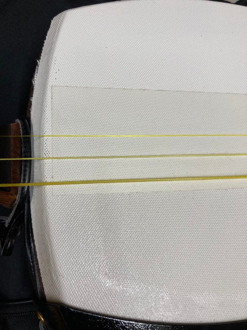 【津軽三味線】初心者セット　約1年使用　撥、駒、指掛け、黒いソフトケース付き