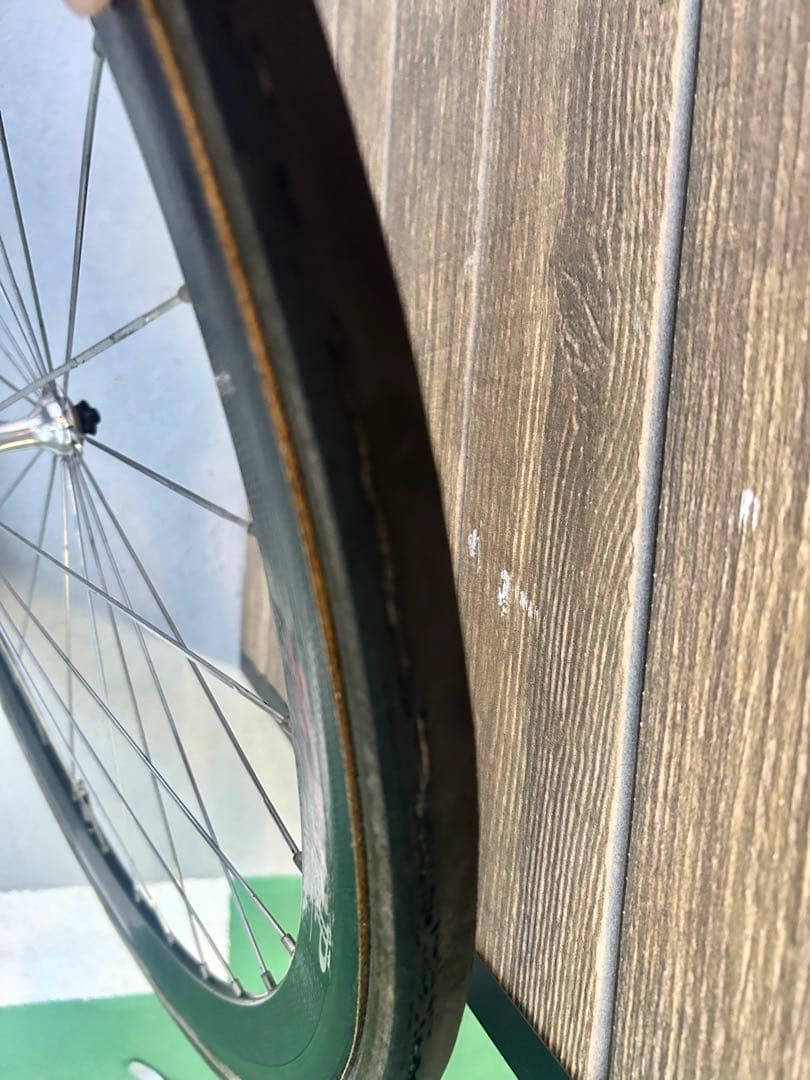 ◆ZIPP カーボンホイール前輪DURAACEハブ&タイヤ付◆重量0.97g軽量