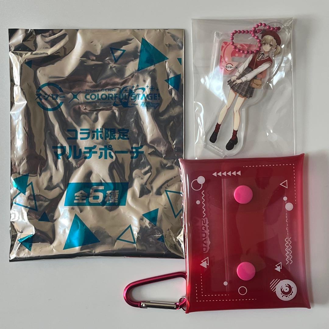 プロセカ スシロー コラボ マルチポーチ 小豆沢こはね - メルカリ