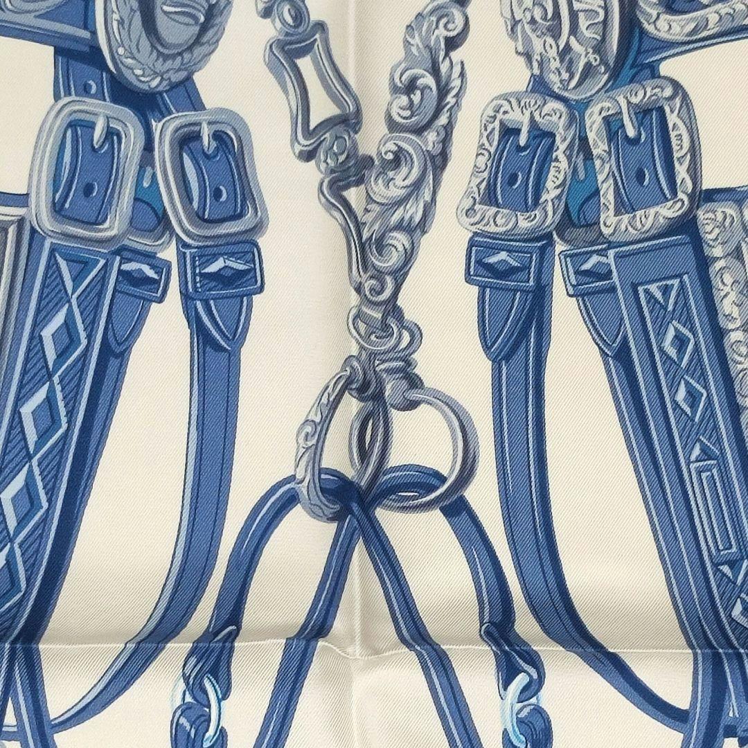 極美 HERMES エルメス カレ90《BRIDES de GALA》式典用馬勒 - メルカリ