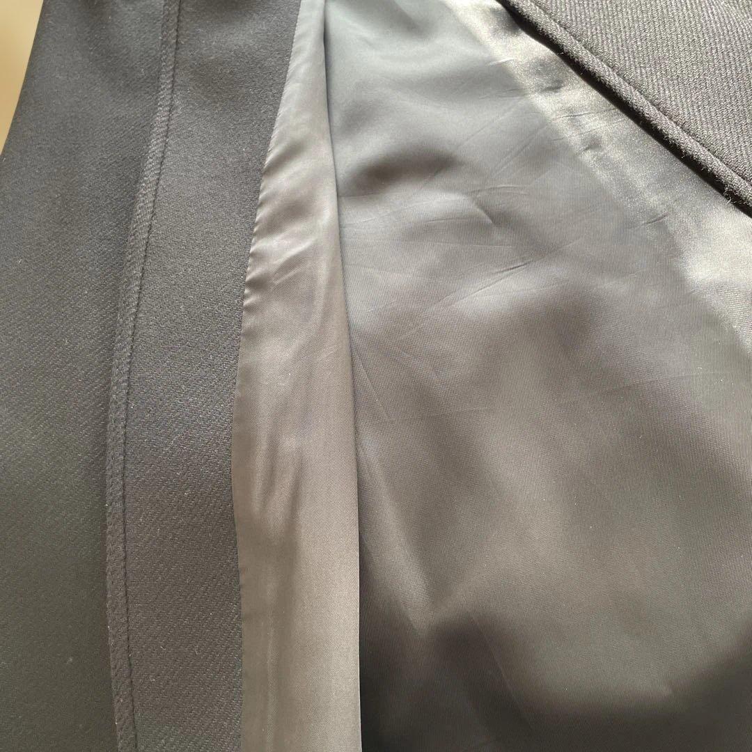 【即完売】ZARA&MANTECO｜ポンチョケープ｜ゴールド金具｜ラムウールXS