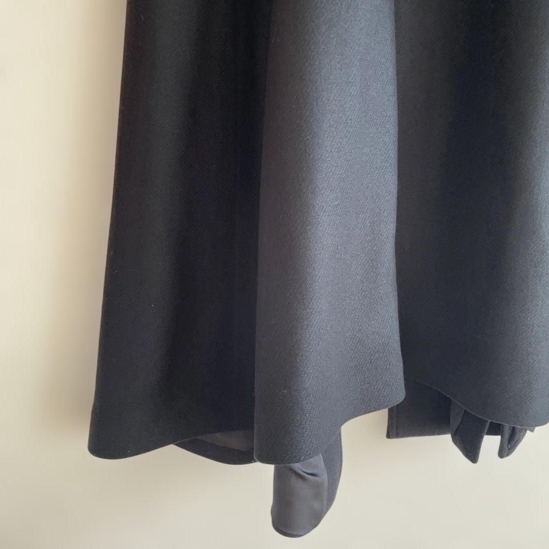 【即完売】ZARA&MANTECO｜ポンチョケープ｜ゴールド金具｜ラムウールXS