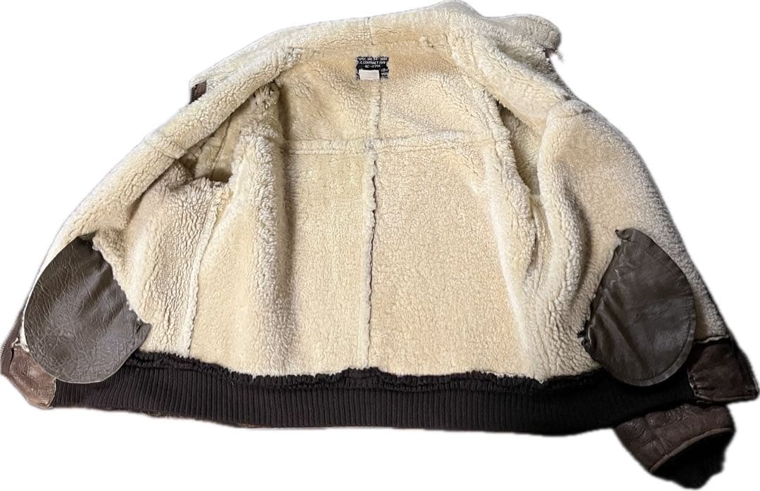 【良品】AVIREX B-6 フライトジャケット ブラウン / 40