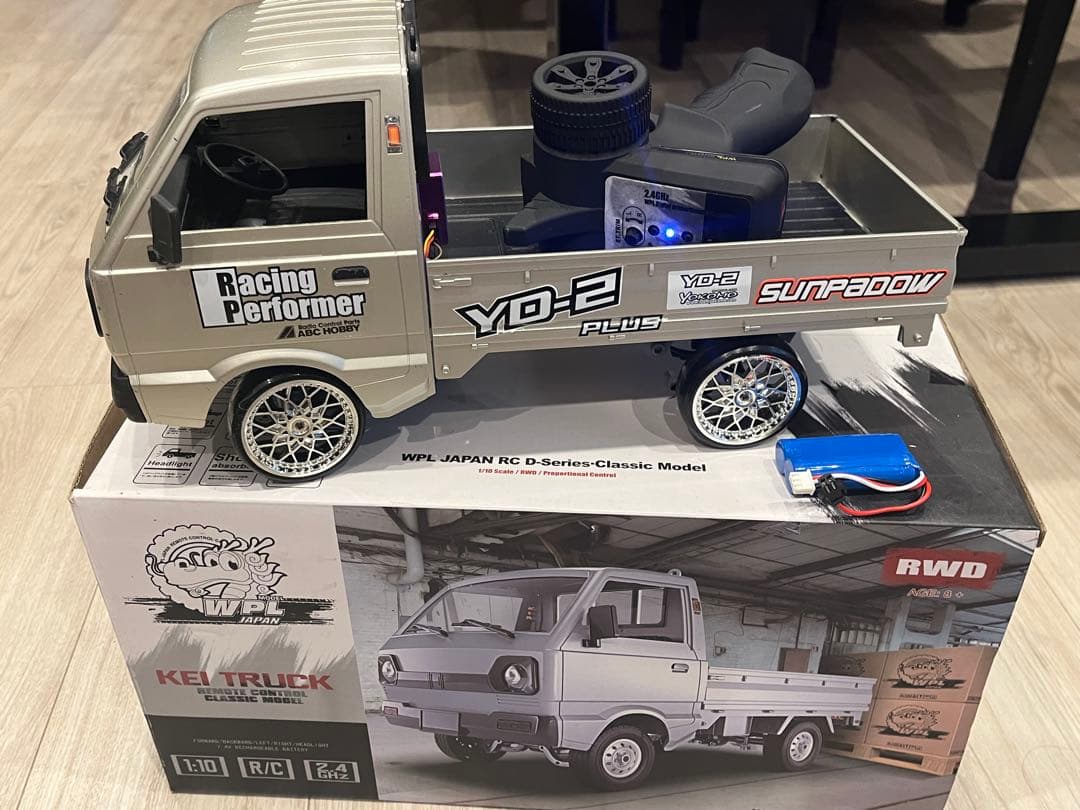 wpl 軽トラ　ドリフト　ジャイロ　モーター　UPグレード