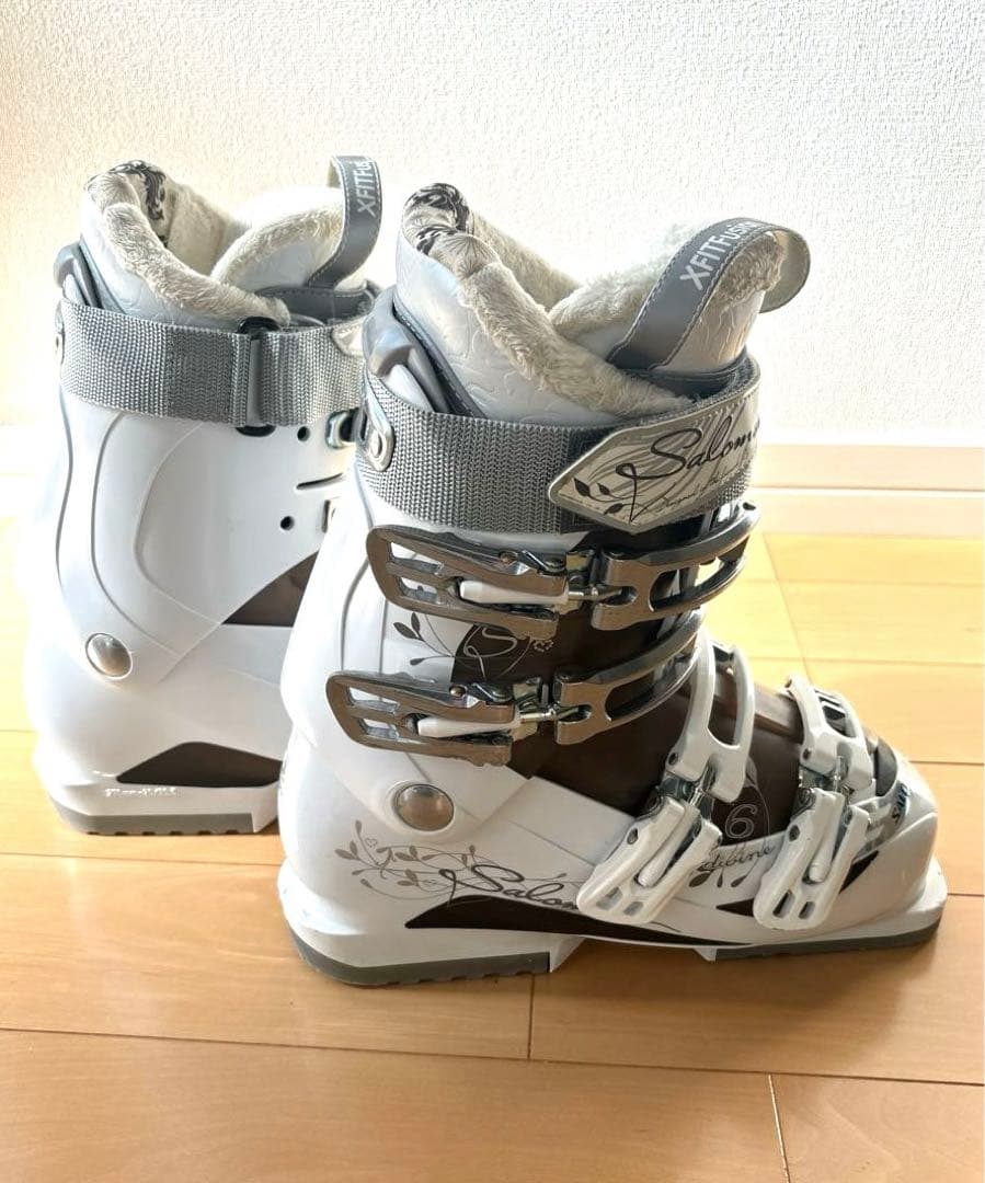 SALOMON 女性用スキー靴 Fusion Advanced ホワイト