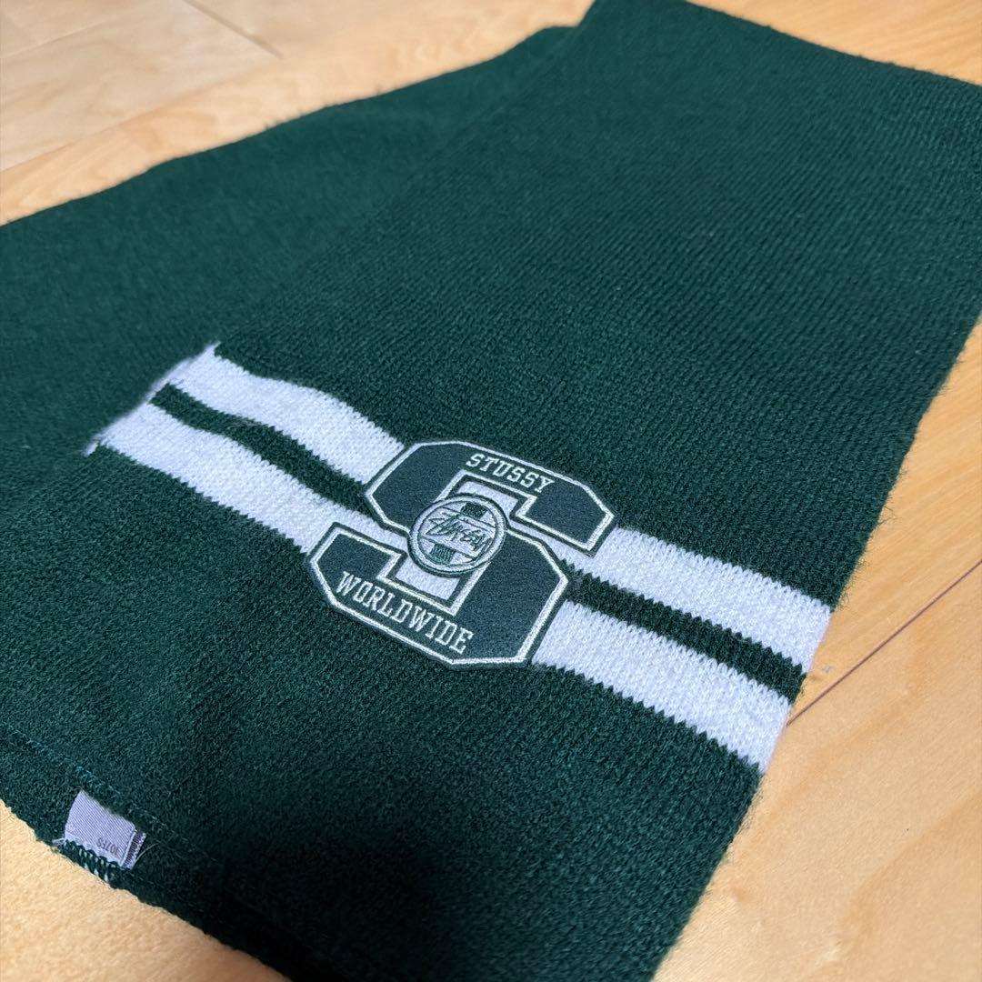 オールド ステューシー USA製 マフラー グリーンold stussy 90s - メルカリ