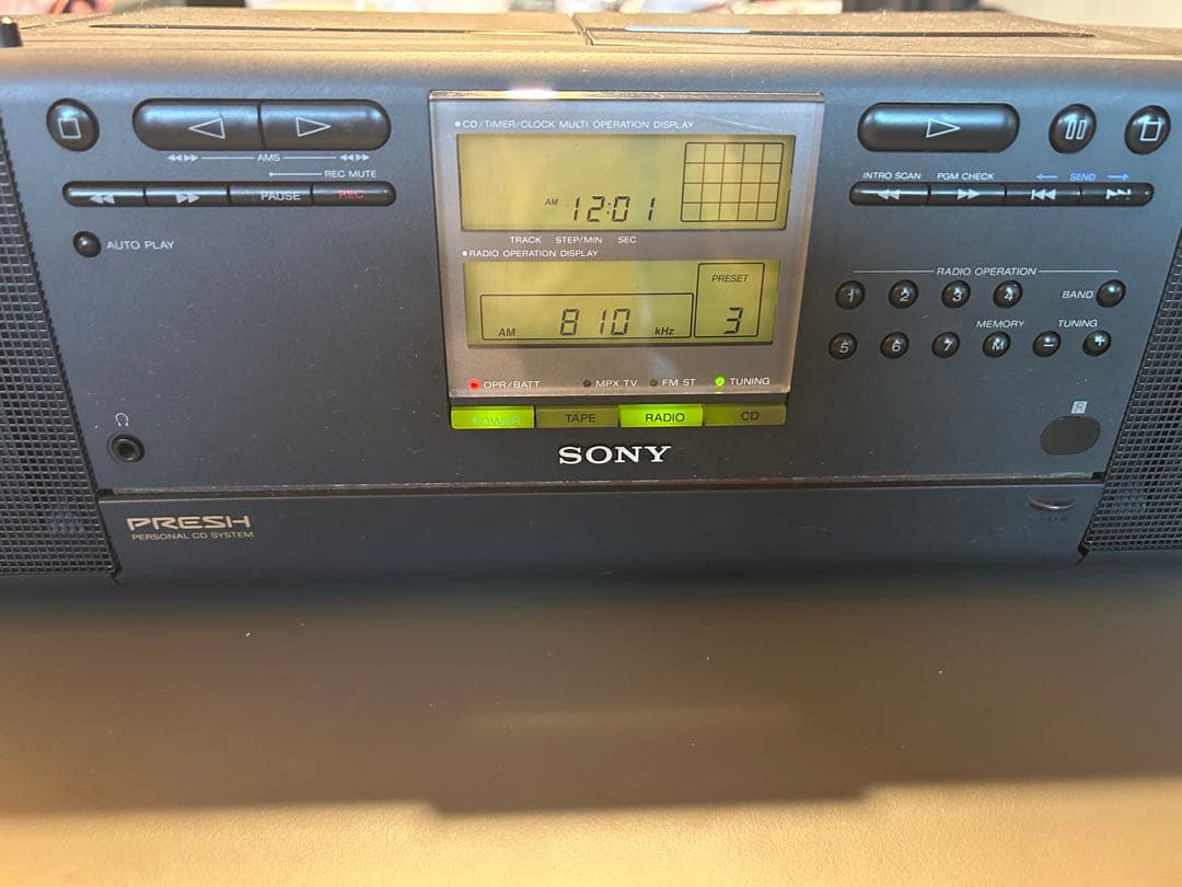 SONY CFD-K10 CDラジオカセットコーダー