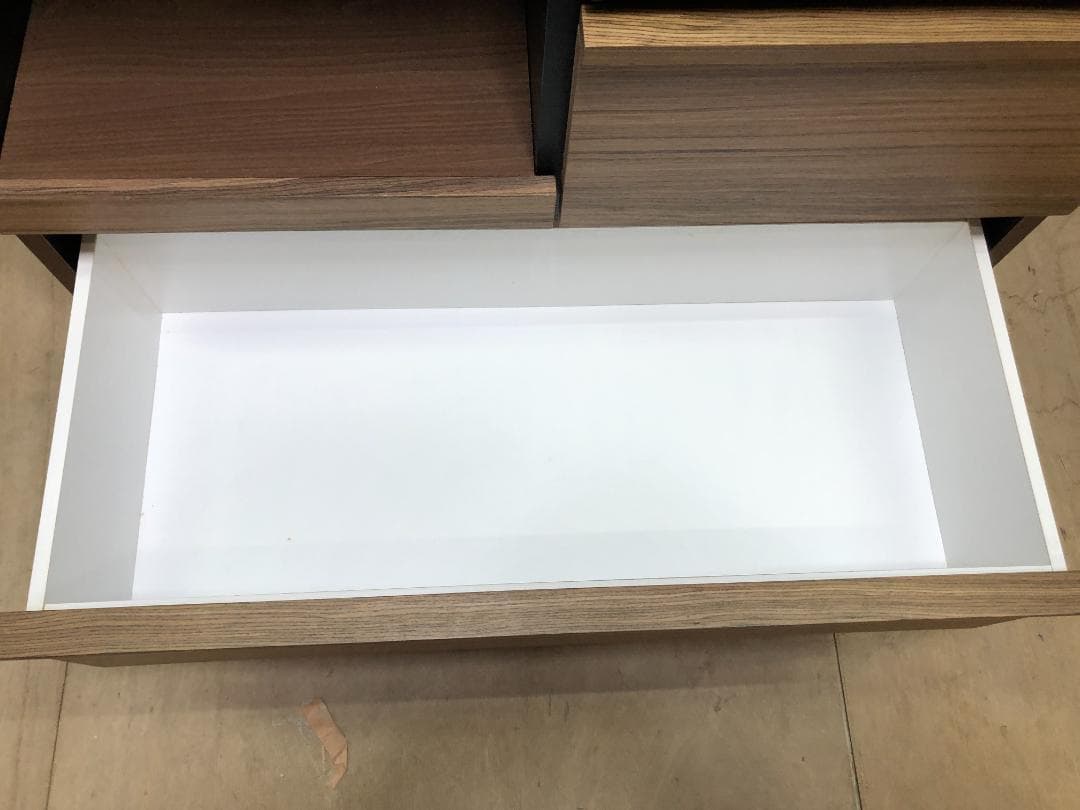 美品 入江木工 キッチンボード レンジボード 食器棚 250318-1