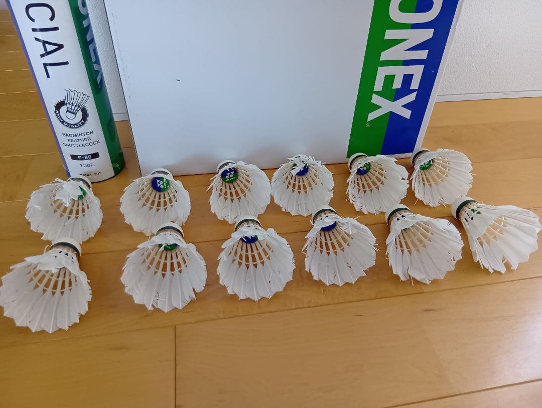 中古　ヨネックス　ニューオフィシャル　バドミントンシャトル　10ダース
