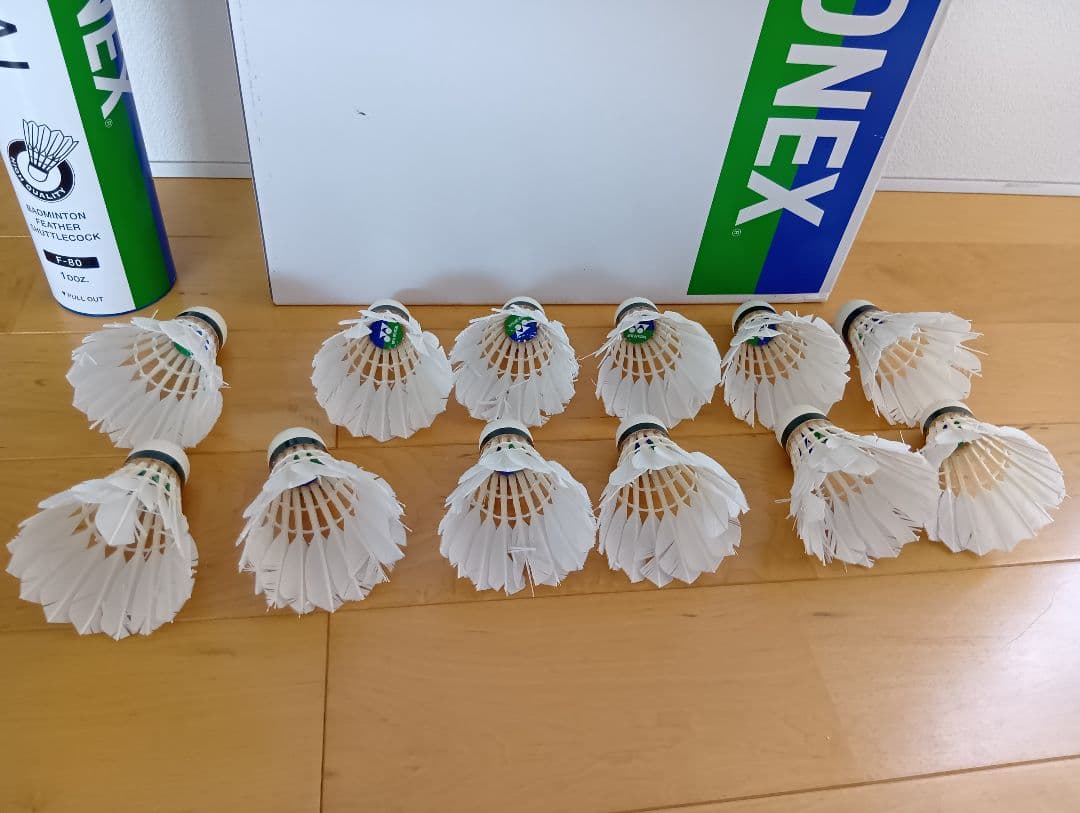 中古　ヨネックス　ニューオフィシャル　バドミントンシャトル　10ダース