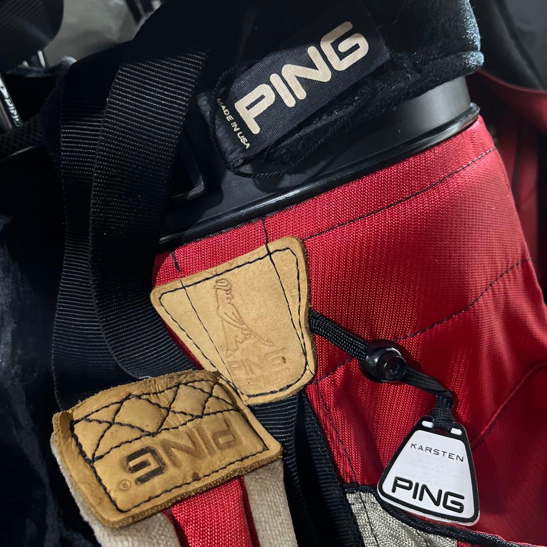 激レア！美品！超軽量ピンPING KARSTEN スタンドキャディーバッグ