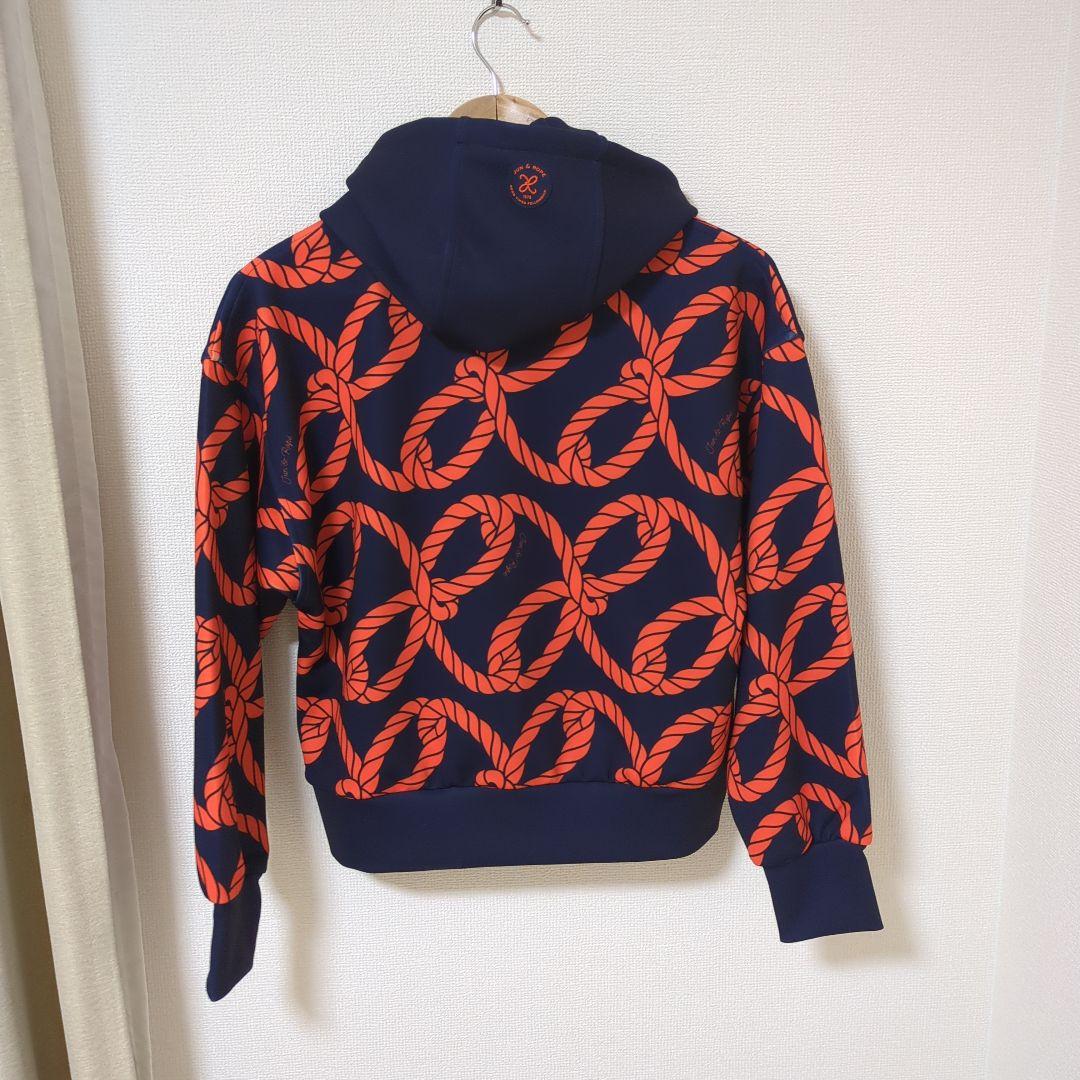 ★新品★2024年モデルJUN&ROPE ロープ柄フーディパーカー　サイズ　L